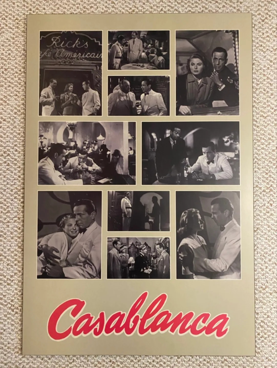 Classic “Casablanca” Movie Poster Print by Plak-it image indicator(2)