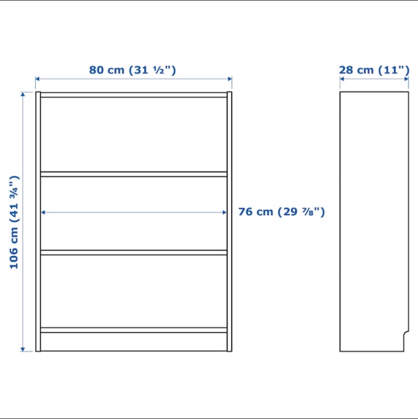 IKEA bookshelf BILLY - photo 3