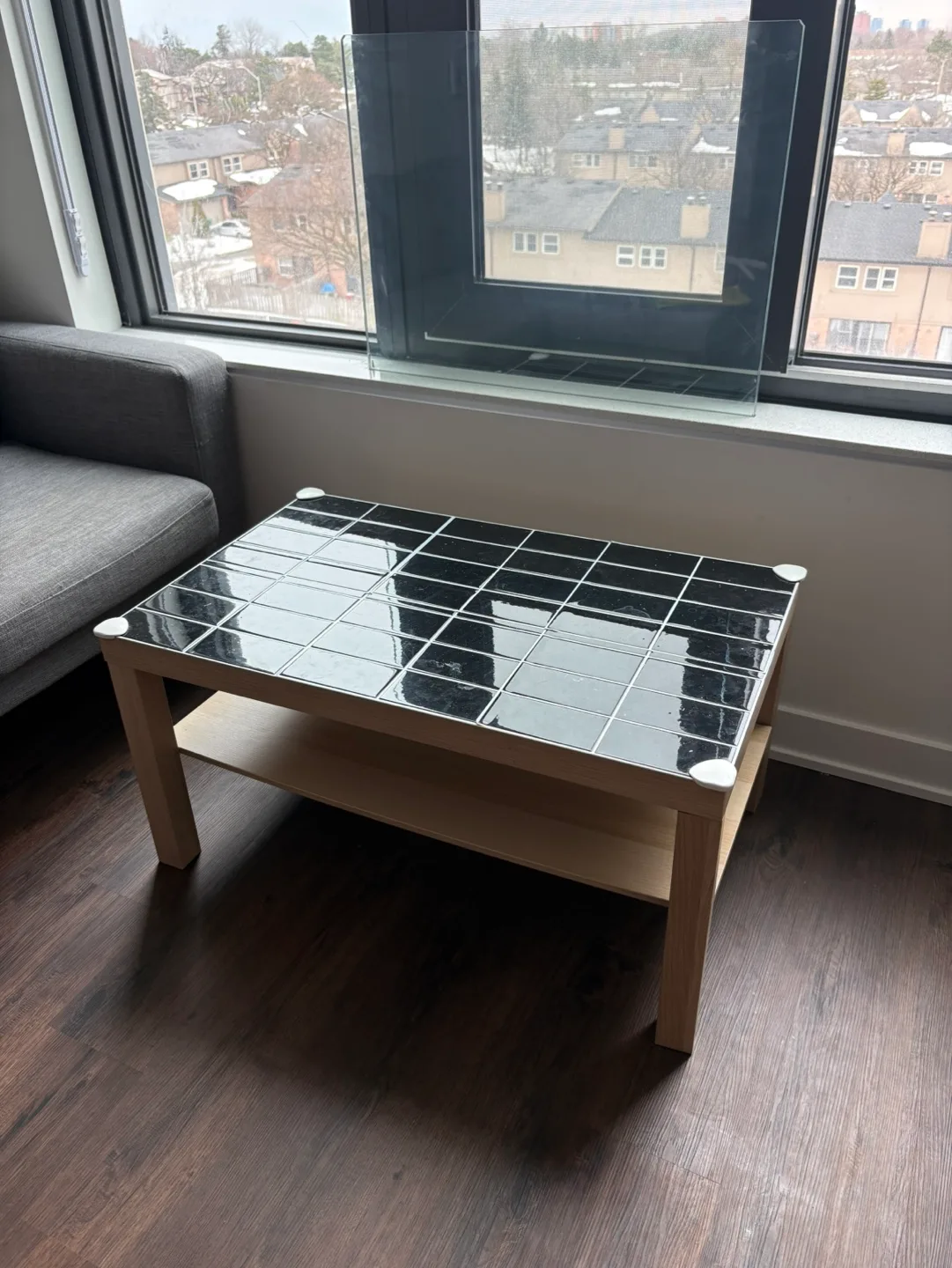 IKEA Lack Coffee Table with Black Tile Top image indicator(3)