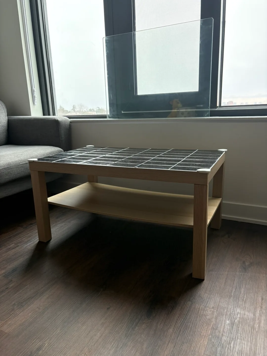 IKEA Lack Coffee Table with Black Tile Top image indicator(4)