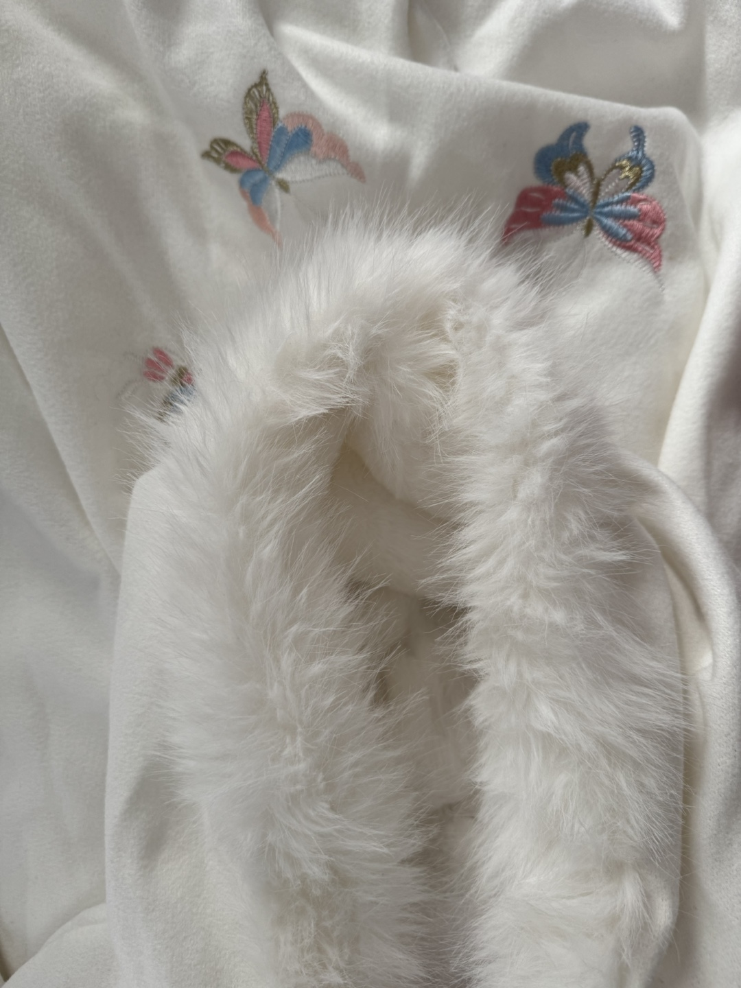 Embroidered Butterfly Hooded Cape - photo 4