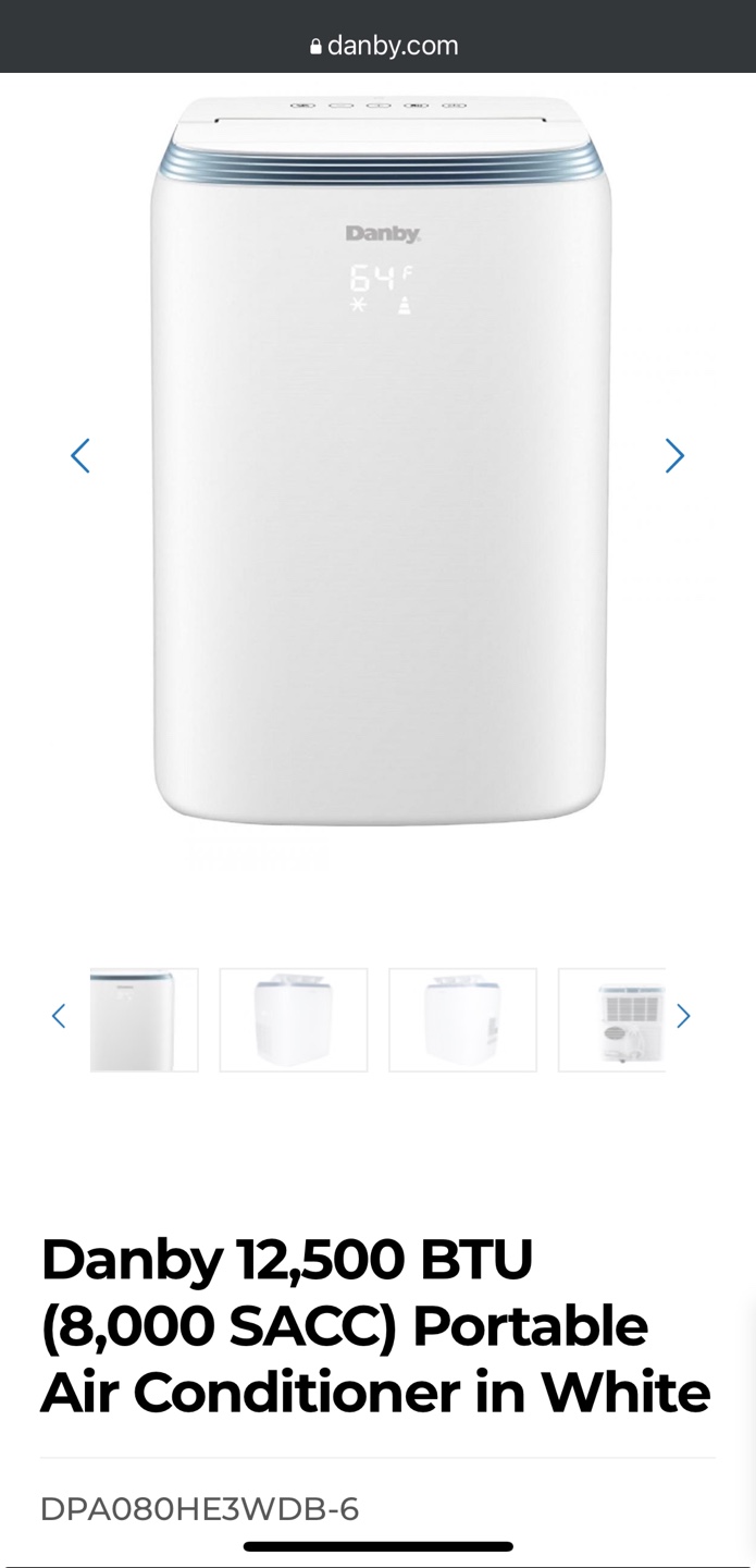 Danby 12,500 BTU Portable Air Conditioner - photo 2