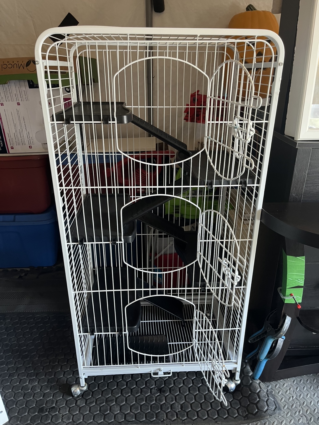 Large Multi-Level Pet Cage with Ramps - photo 2