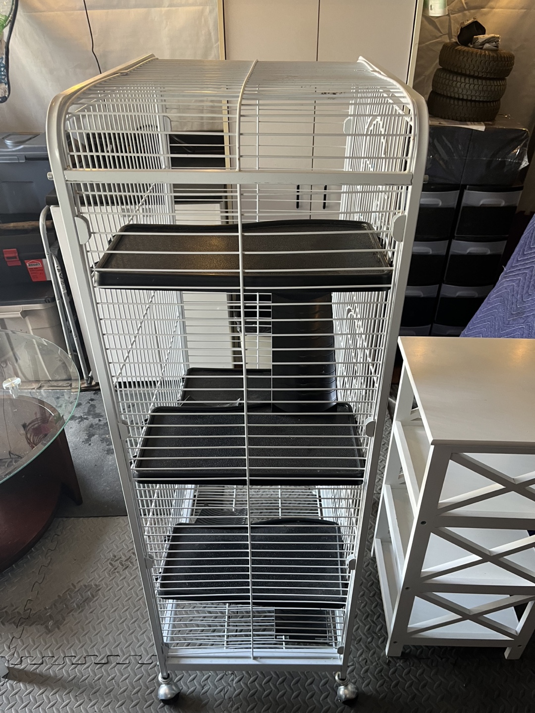 Large Multi-Level Pet Cage with Ramps - photo 4