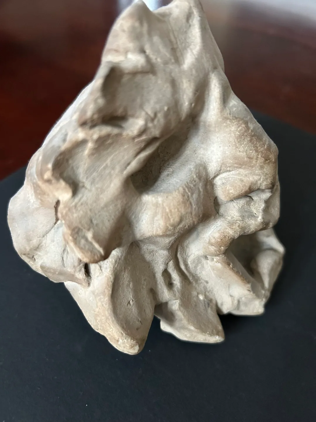 Antique Hand made art sculpture clay stone carved image indicator(4)