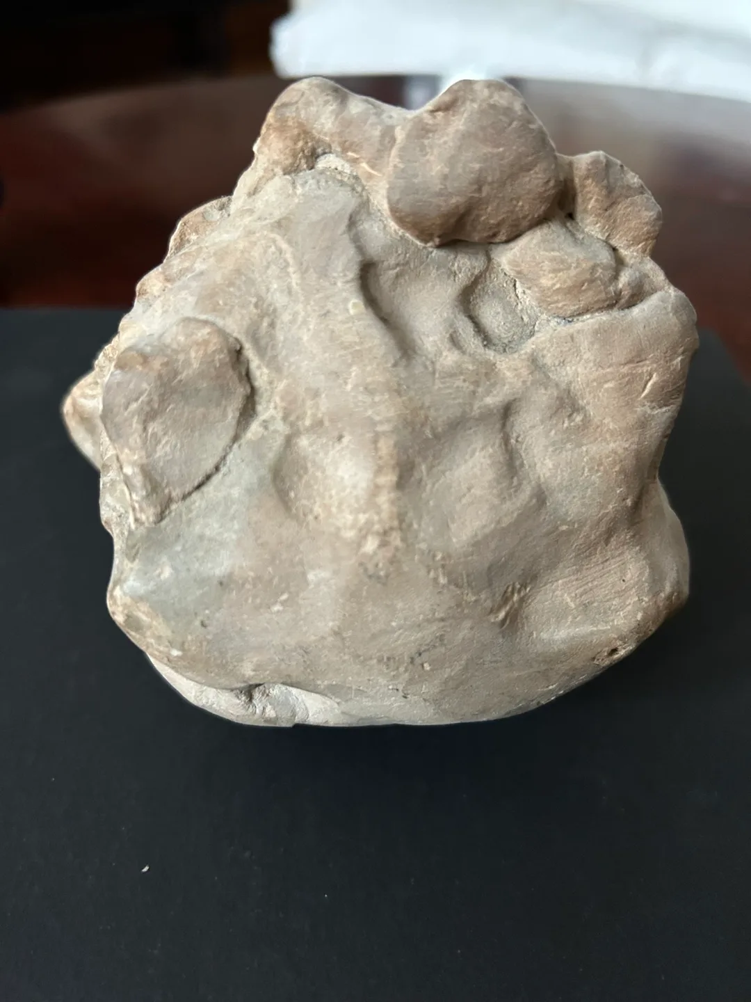 Antique Hand made art sculpture clay stone carved image indicator(3)