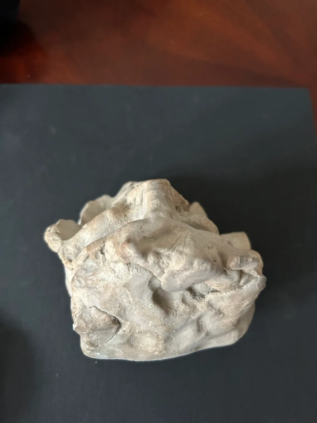 Antique Hand made art sculpture clay stone carved image indicator(9)