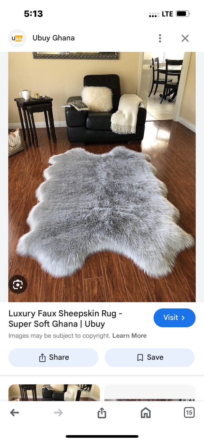 Luxury Faux Sheepskin Rug - Super Soft