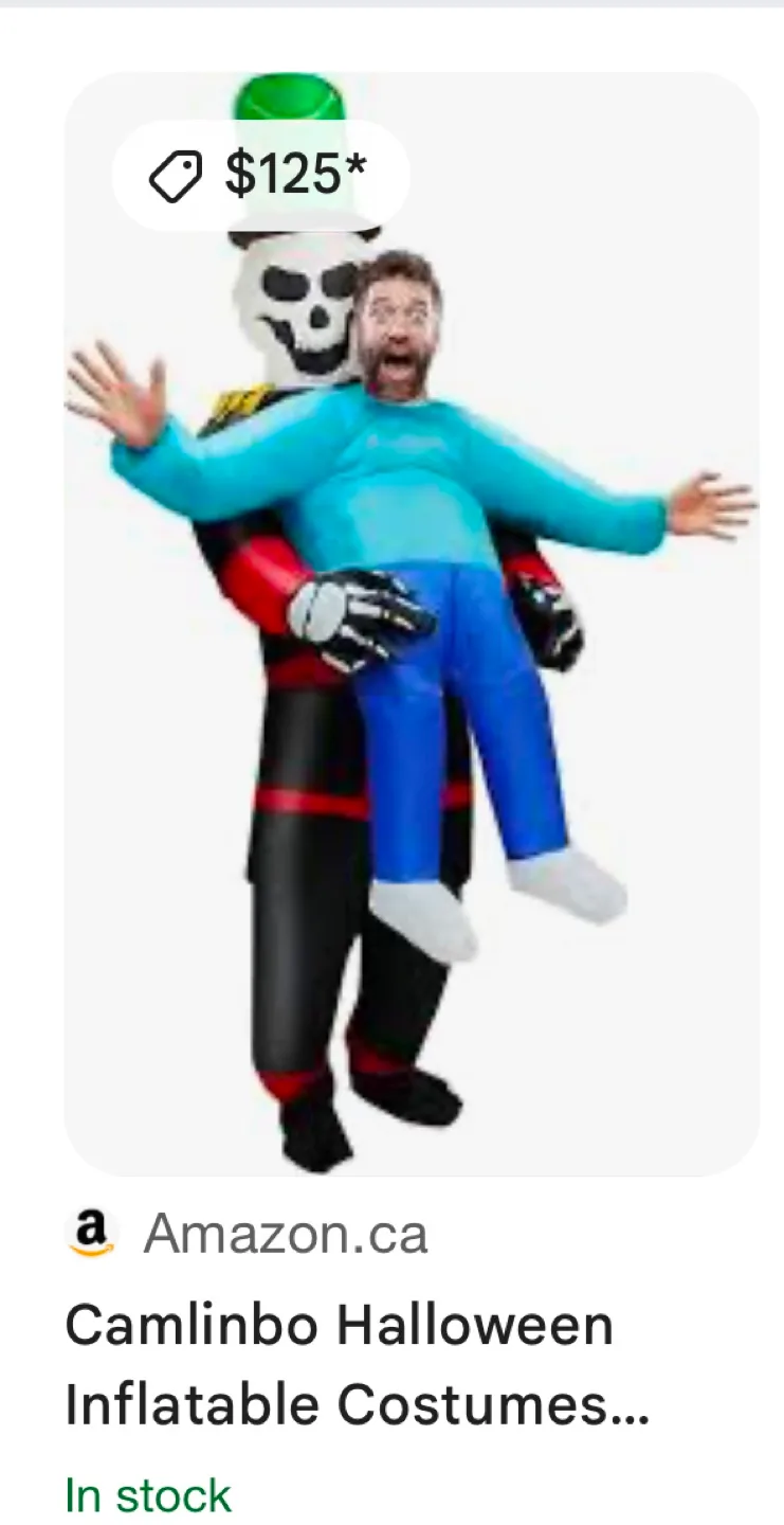 Camlinbo Inflatable Halloween Costume - Adult Reapers Rider image indicator(8)