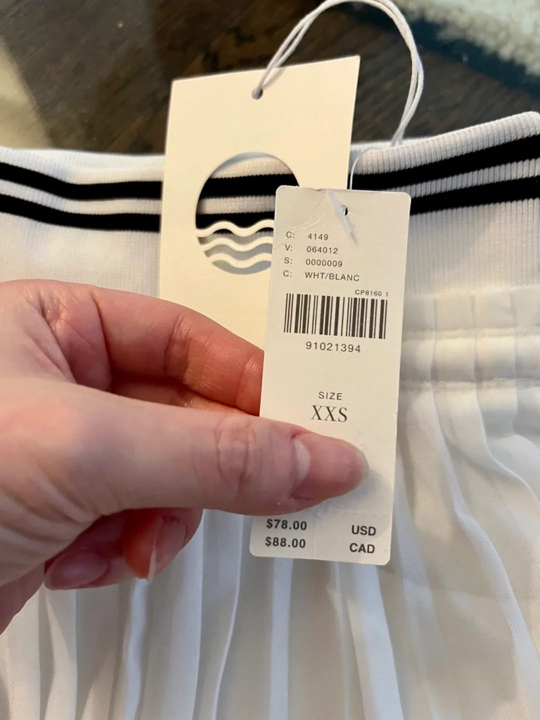 BNWT Anthropologie Tennis gym skort XXS image indicator(2)