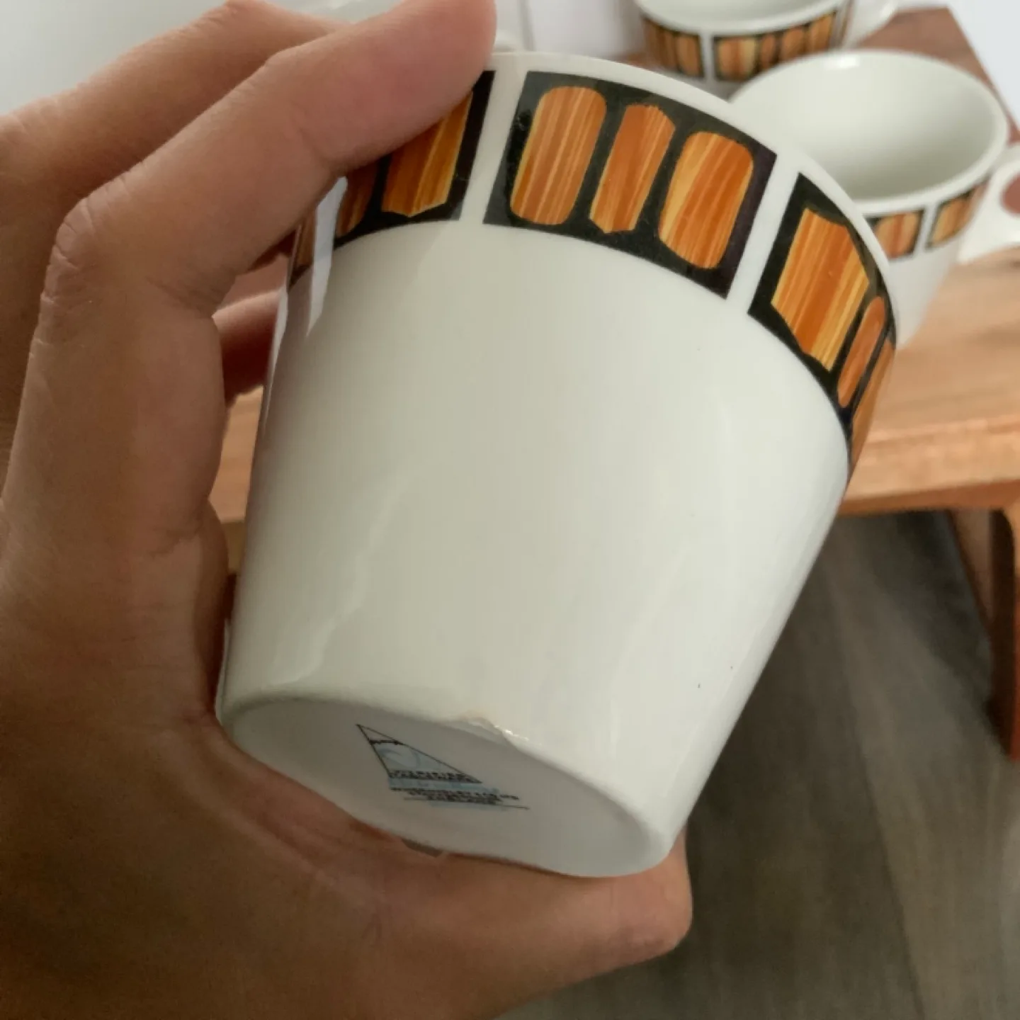 Set of four vintage Grindley mugs image indicator(3)