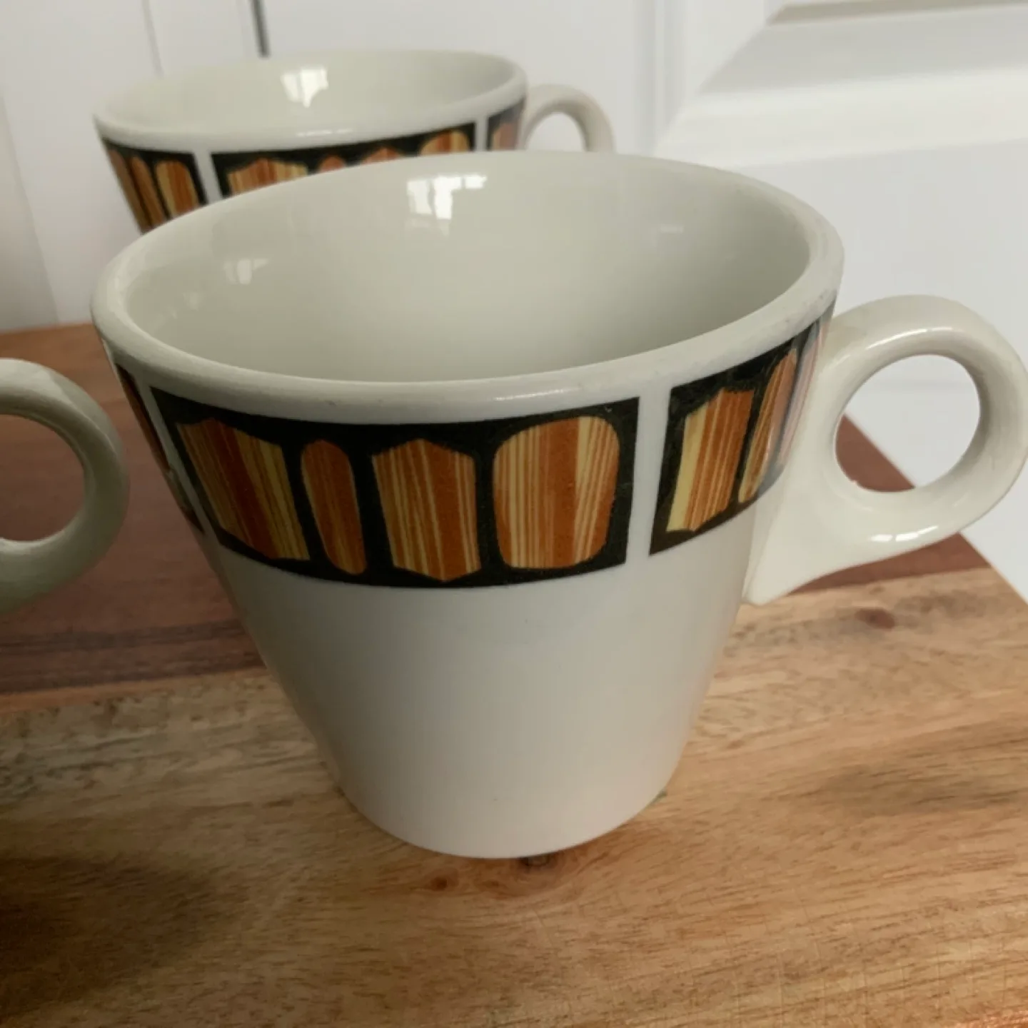 Set of four vintage Grindley mugs image indicator(4)