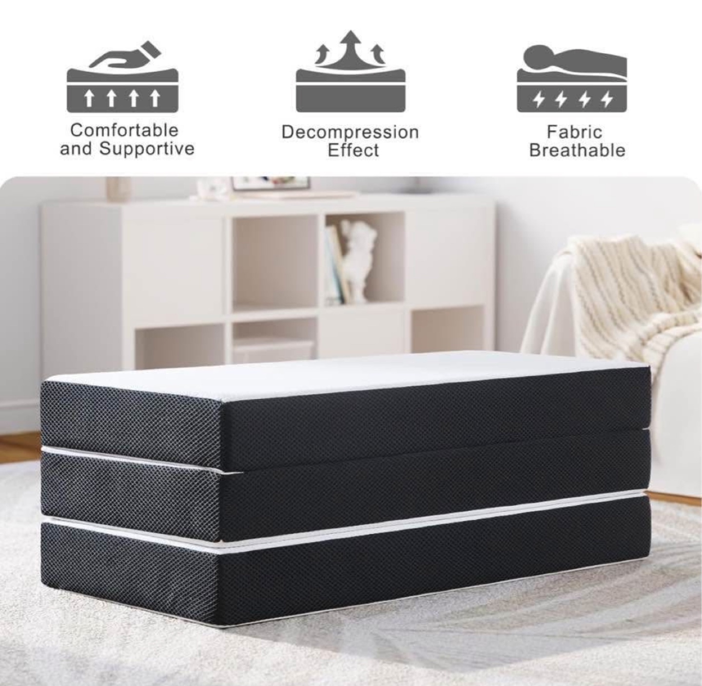 Tri-fold Mattress - Queen size - photo 5