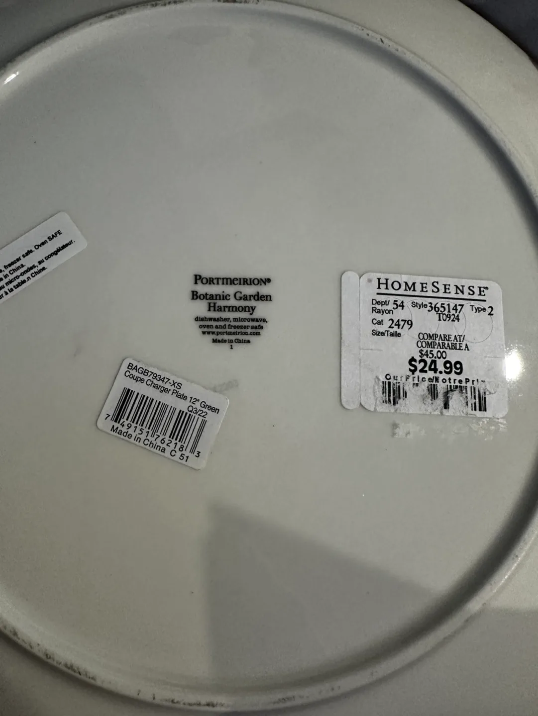 Set if 4 Portmeirion plates image indicator(3)