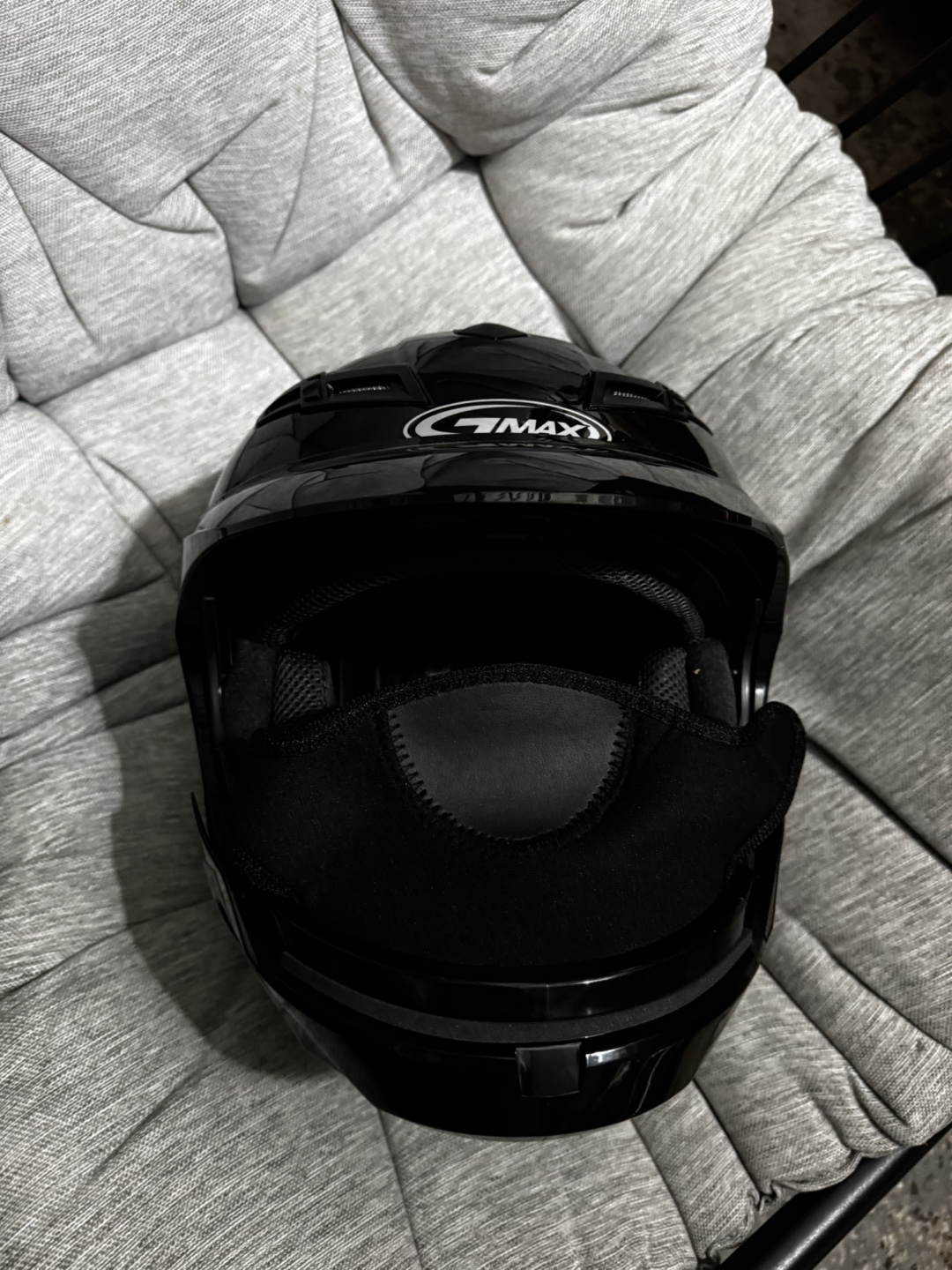 GMAX 67S DOT Approved Black Motorcycle Helmet - photo 3