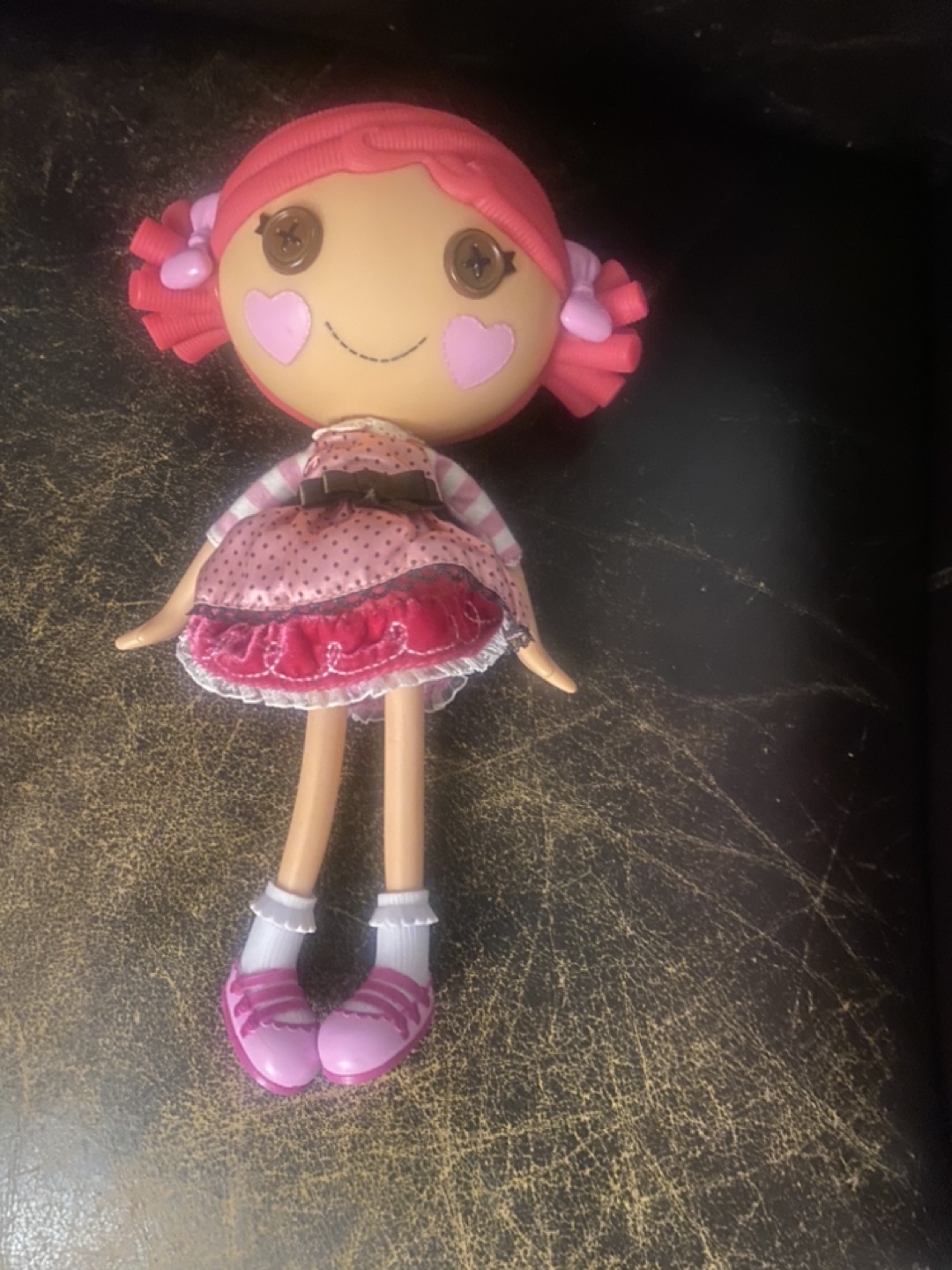 Lot of 3 Lalaloopsy toys Doll little cat toy & rocking horse - photo 2