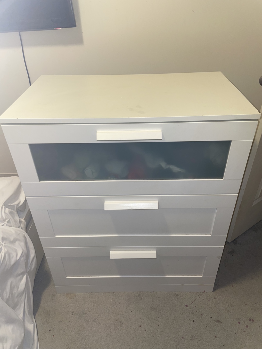 IKEA 3-Drawer Chest White - photo 5