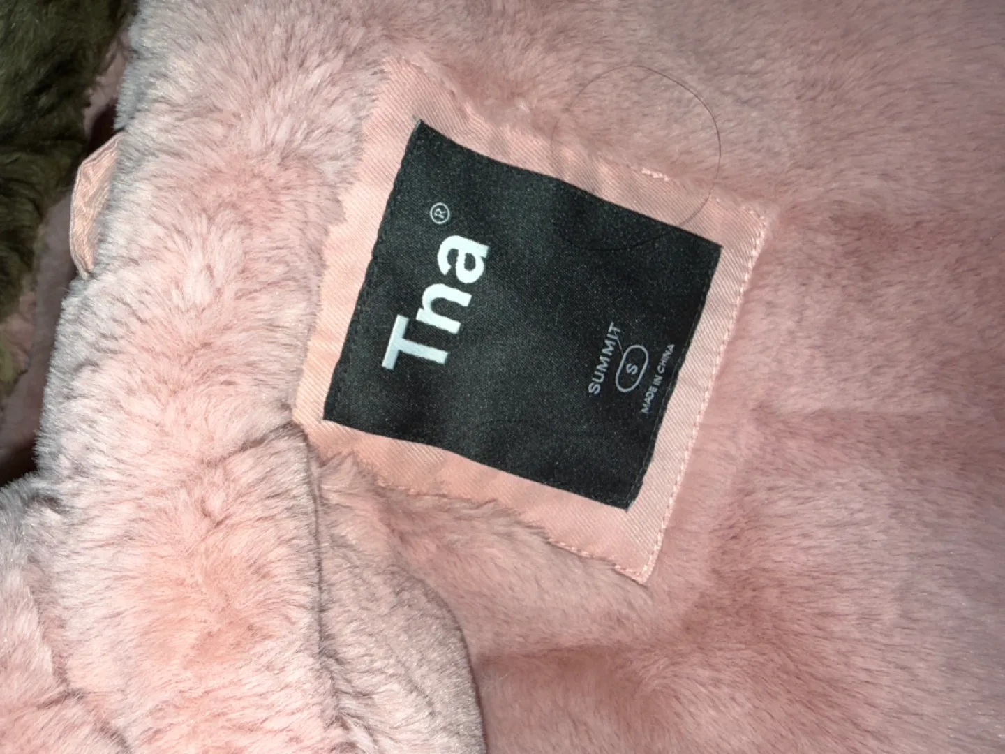 TNA Summit Parka - Mustard Yellow & Dusty Rose - Size Small image indicator(4)