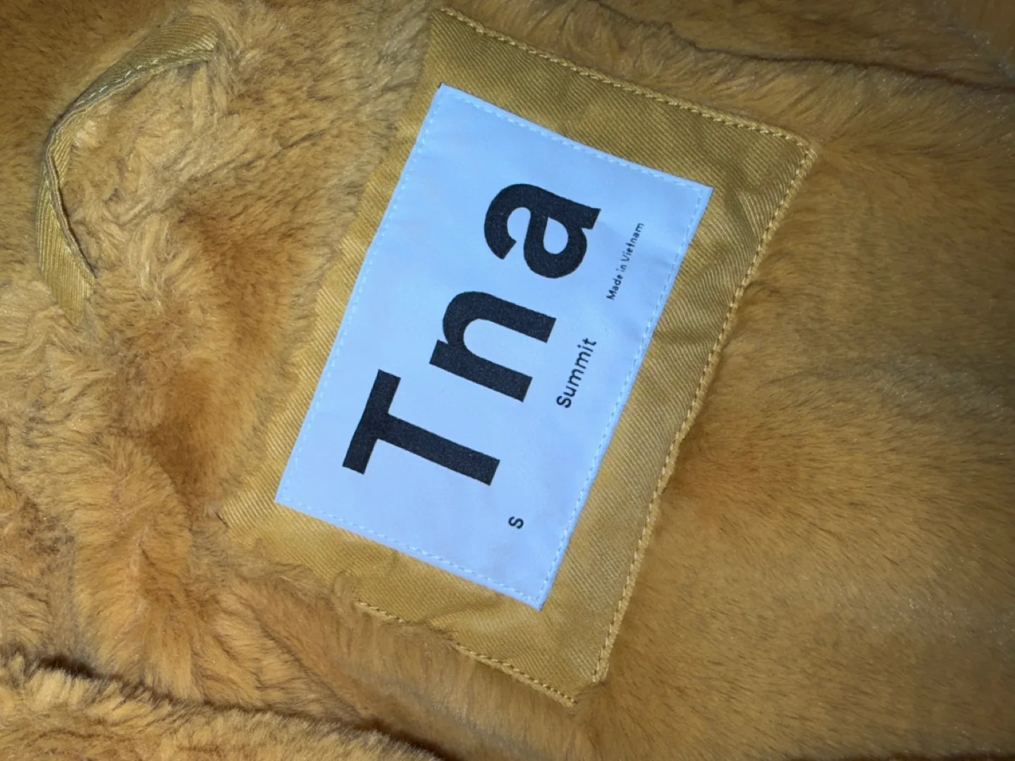 TNA Summit Parka - Mustard Yellow & Dusty Rose - Size Small image indicator(2)