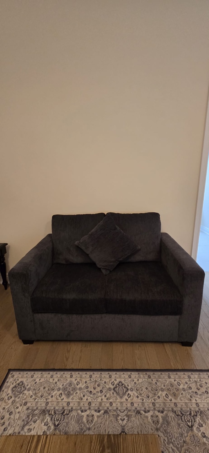 Dark Grey Sofa and Loveseat Set - photo 2
