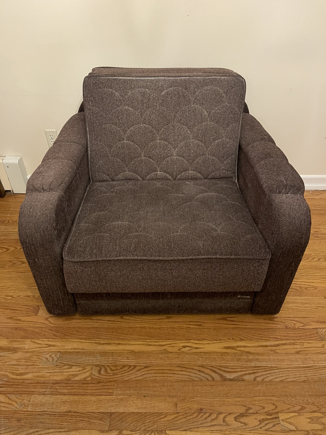 Istikbal Brown Pull-Out Chair Sleeper Sofa