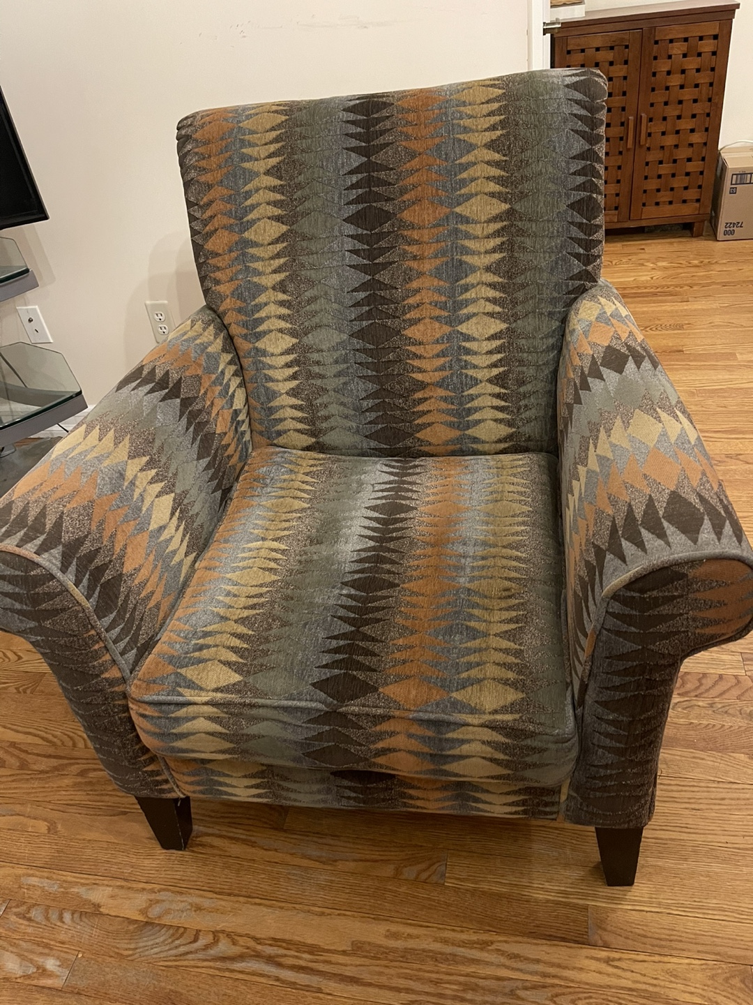 Accent Chair Southwestern Pattern