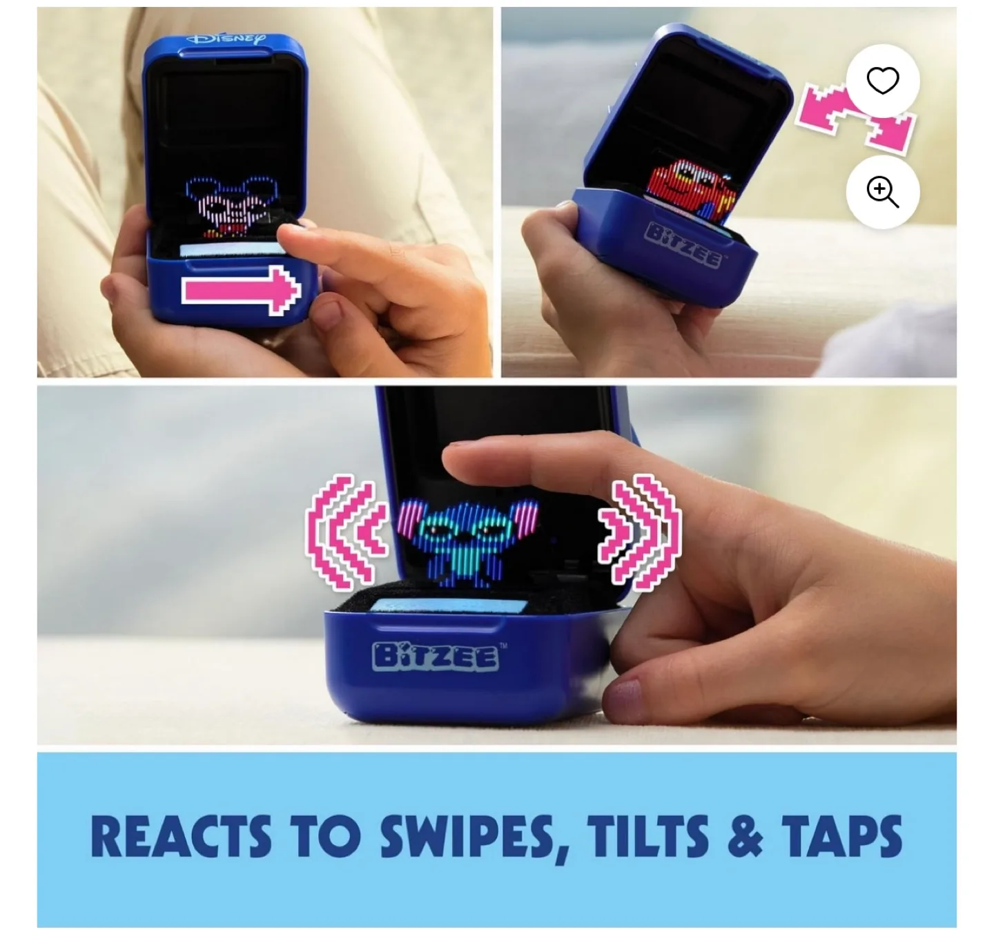 Disney Bitzee Stitch Interactive Collectible Toy image indicator(4)