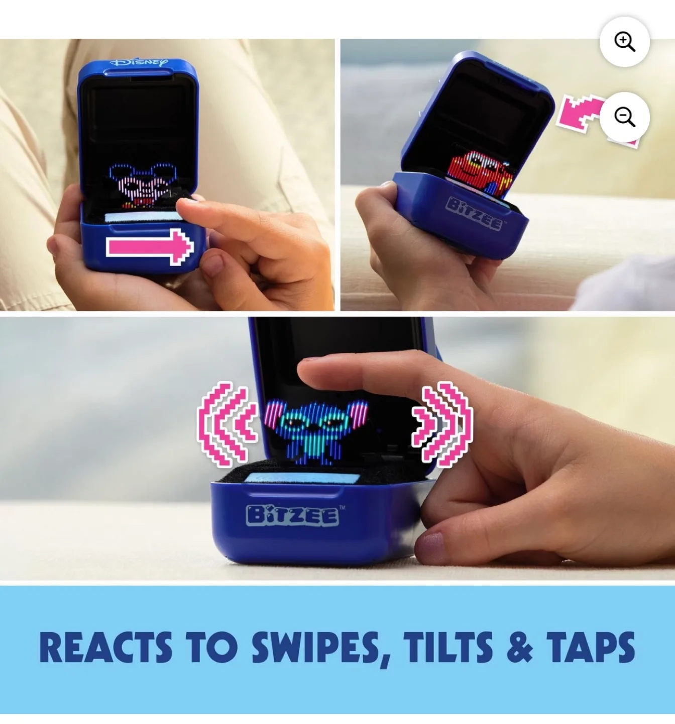 Disney Bitzee Stitch Interactive Collectible Toy image indicator(5)
