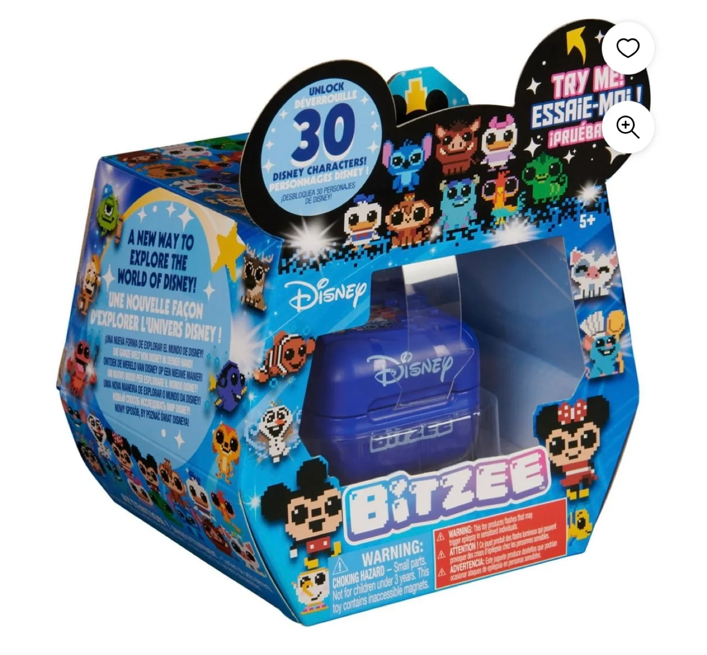 Disney Bitzee Stitch Interactive Collectible Toy image indicator(3)