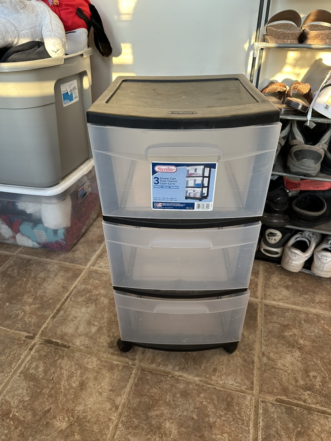 Sterilite 3-Drawer Cart