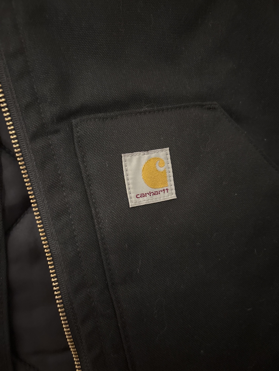Carhartt Men's Size Medium Black Relaxed Fit Quilted Vest - photo 2