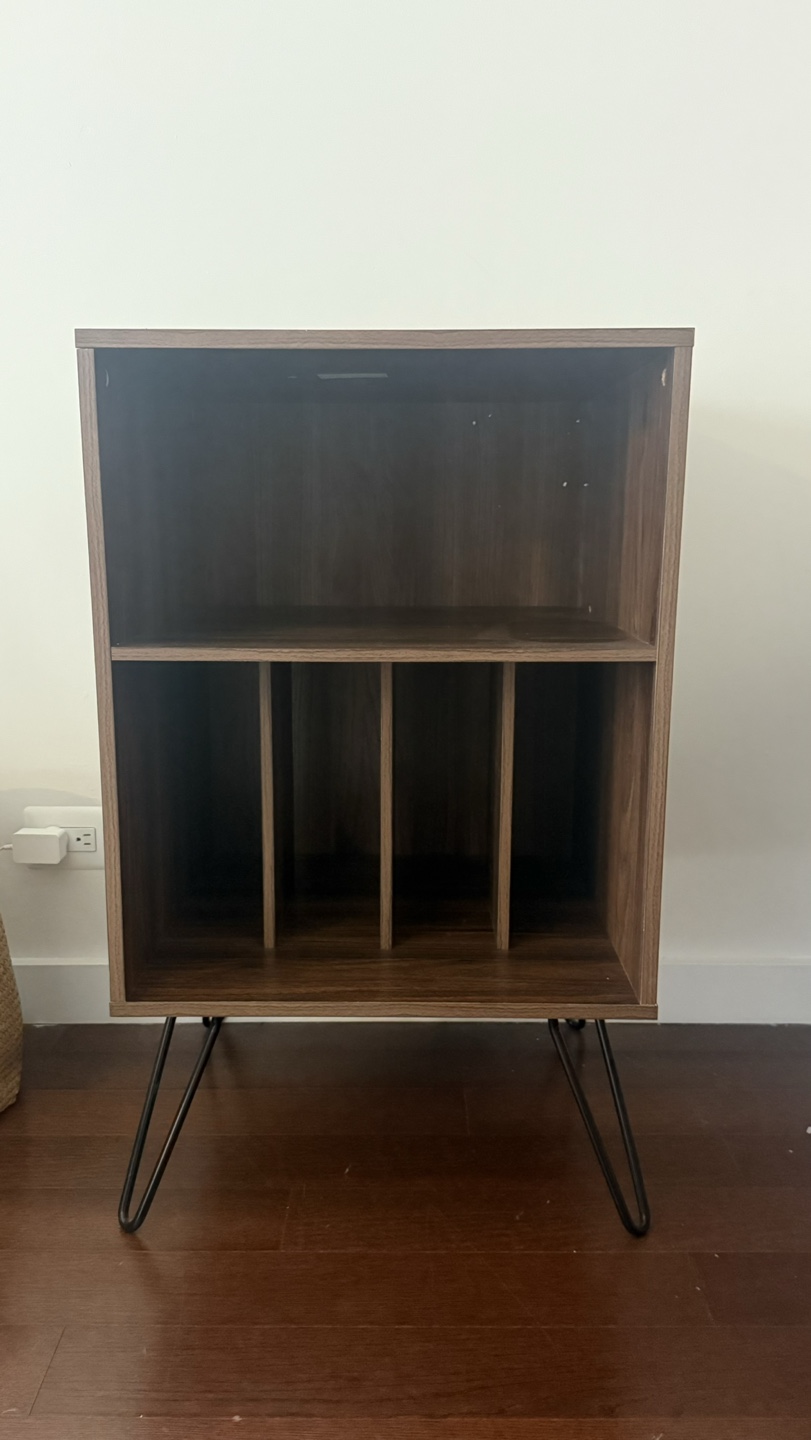 Mid-Century Modern Record Player Stand