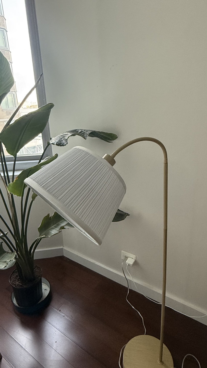 Arc Floor Lamp with White Shade - photo 3