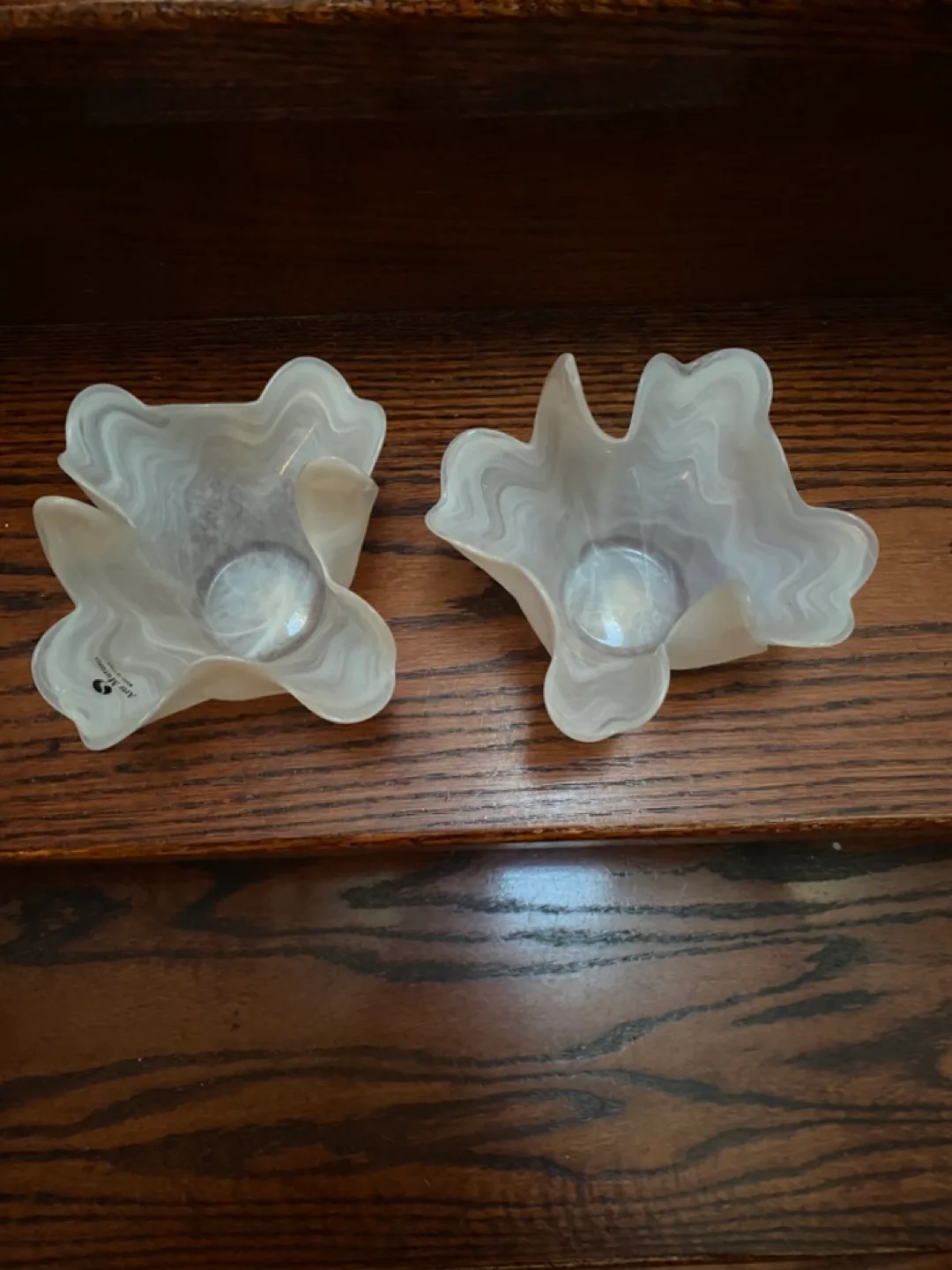 Pair of Arte Murano Glass Dishes image indicator(2)