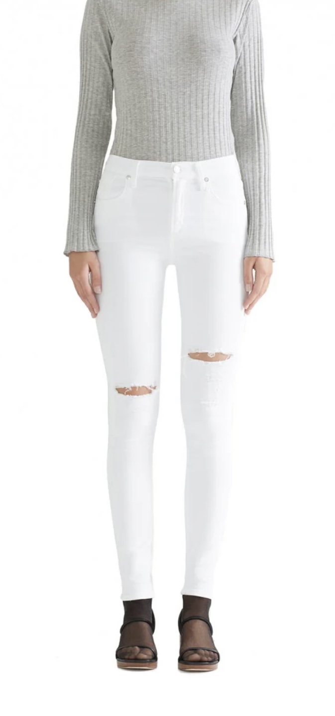 AGOLDE Sophie Crop White High Rise Jeans Size 28