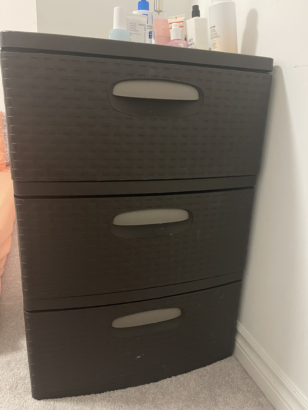 Three-Drawer Plastic Storage Unit - photo 2