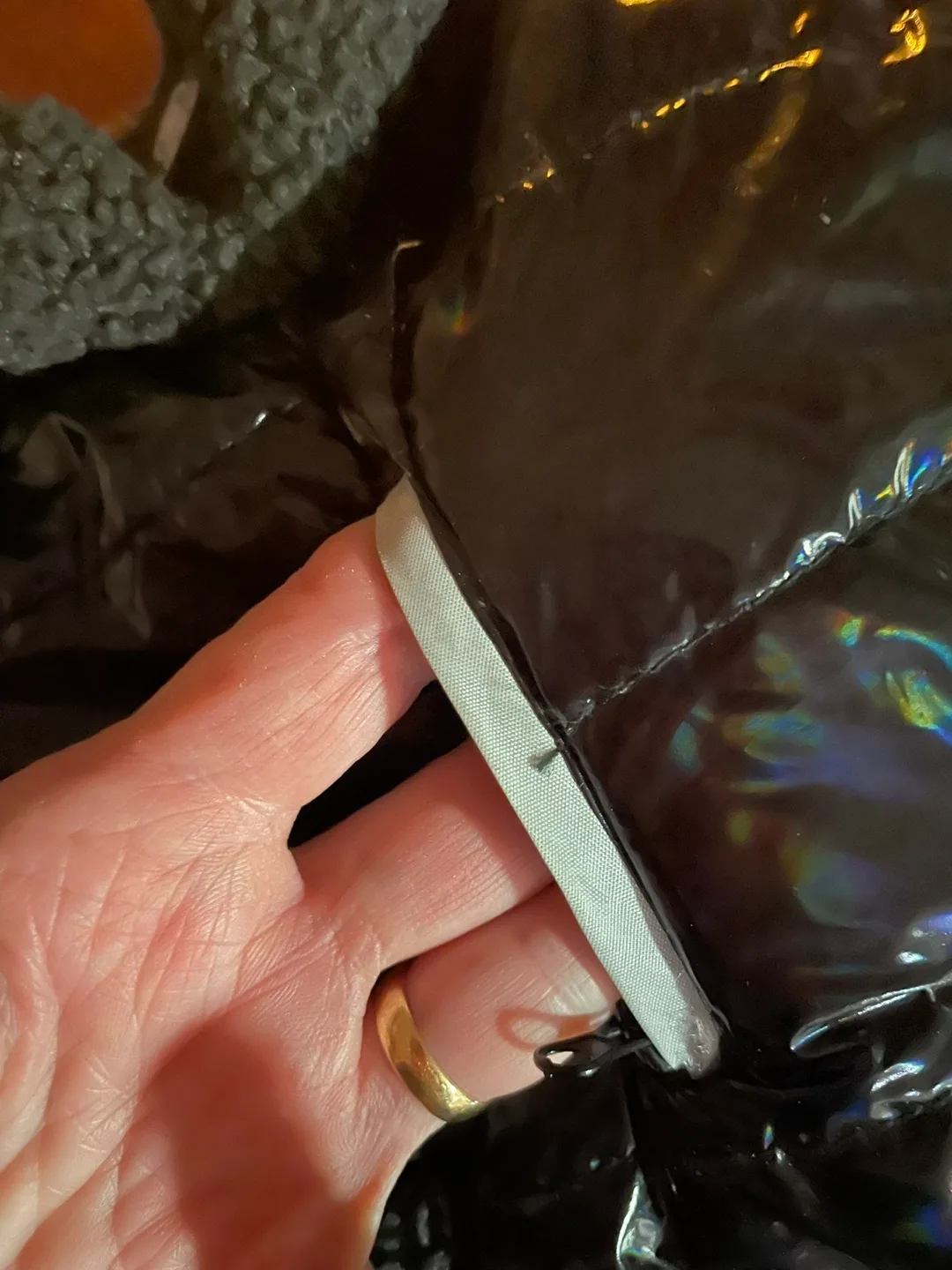 Dog’s Black Puffer Jacket with Sherpa Lining image indicator(7)