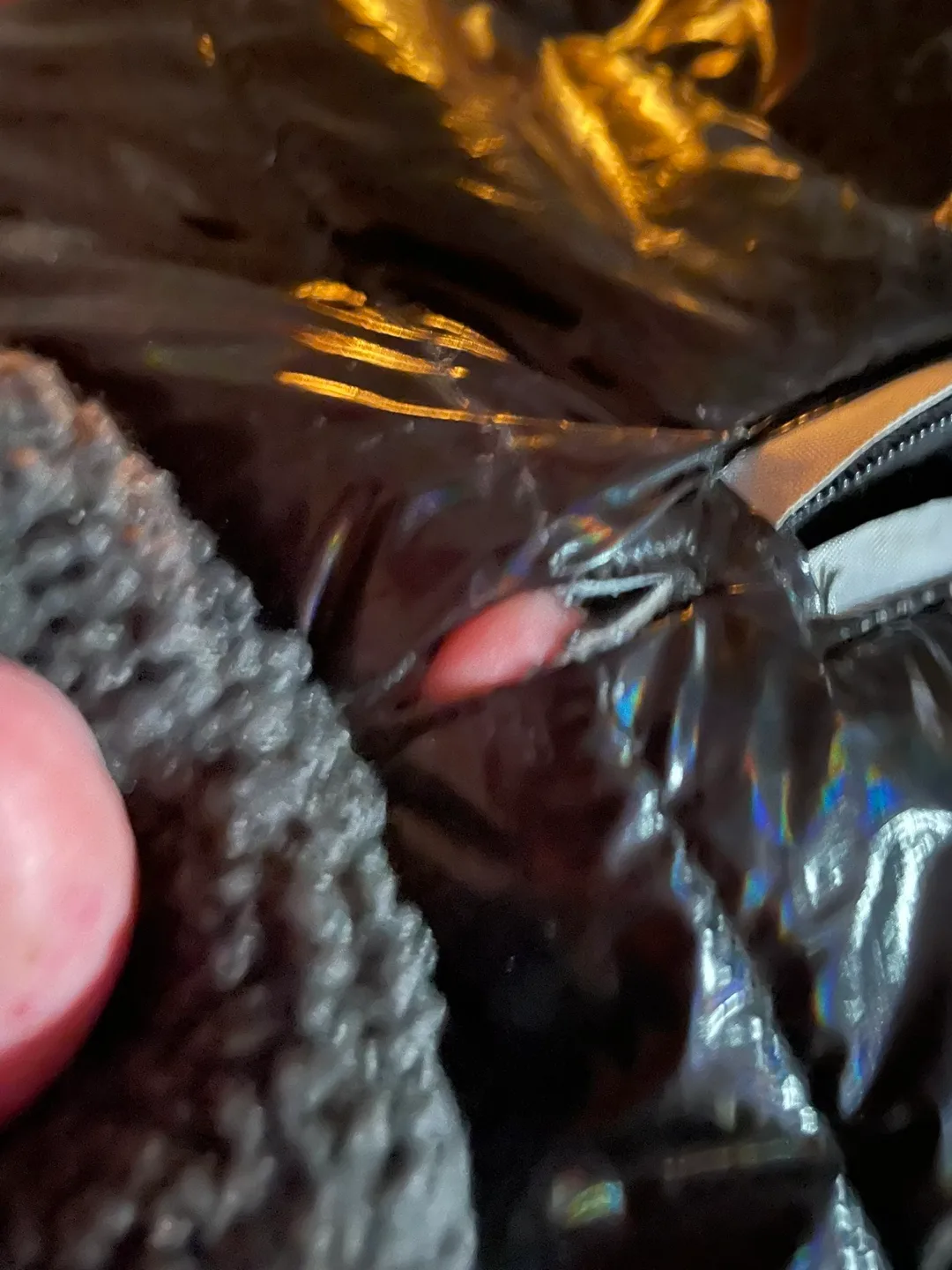 Dog’s Black Puffer Jacket with Sherpa Lining image indicator(6)