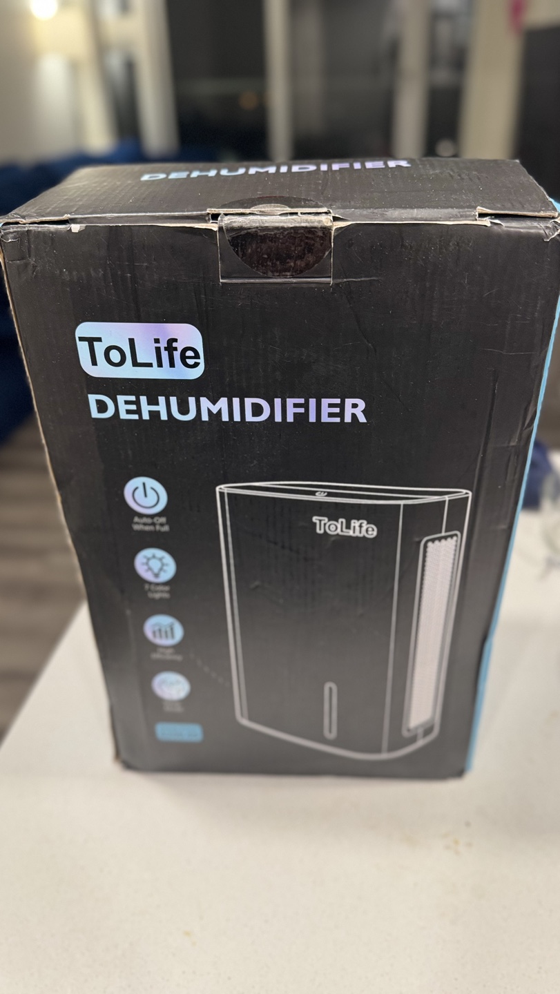 ToLife Dehumidifier - Black