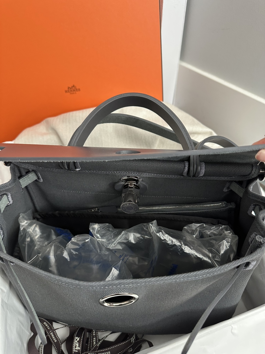 Hermes Herbag31 in Graphite Ardoise Color - photo 4