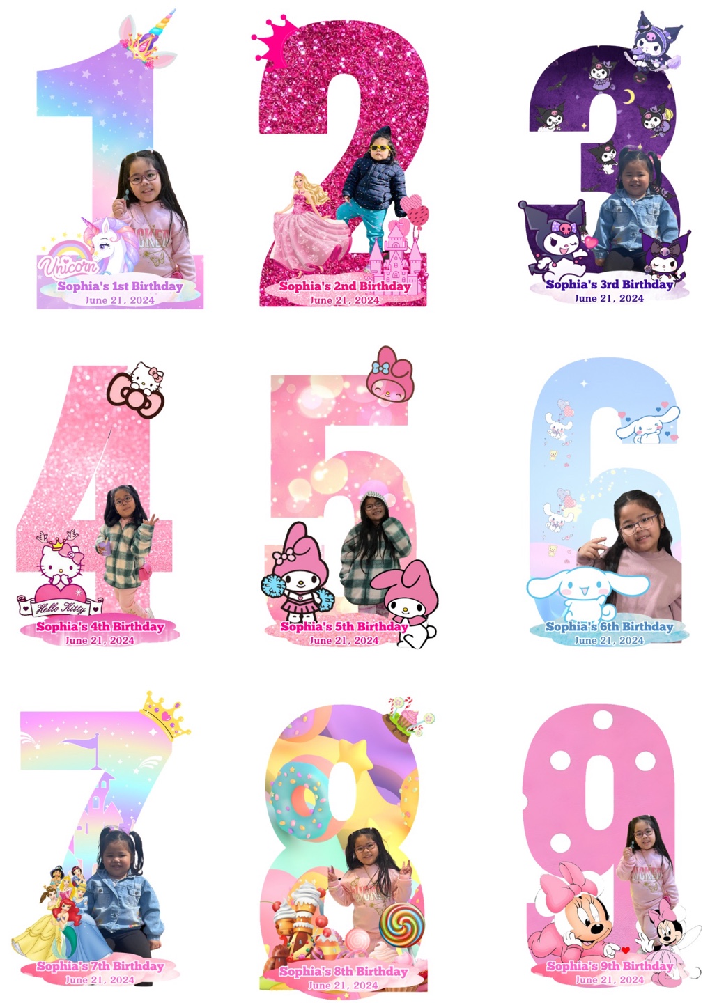 Personalized ref magnet numbers souvenir - photo 4