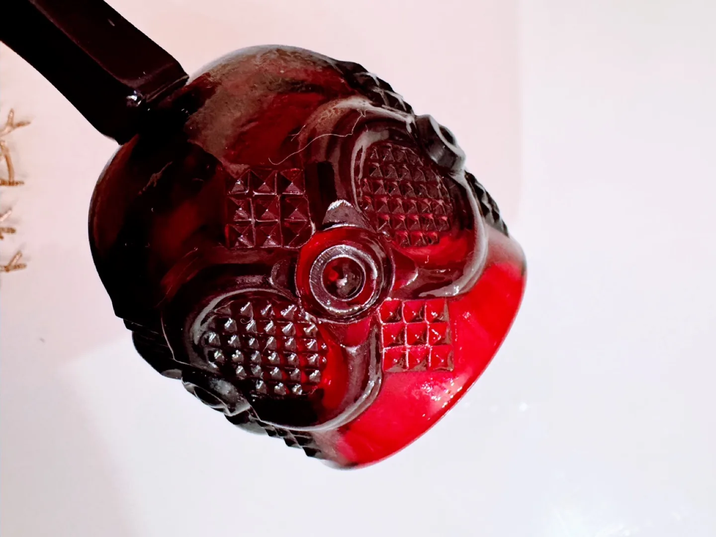 Avon 1876 Cape Cod Ruby Red Glass Goblets, Set of 2 image indicator(5)