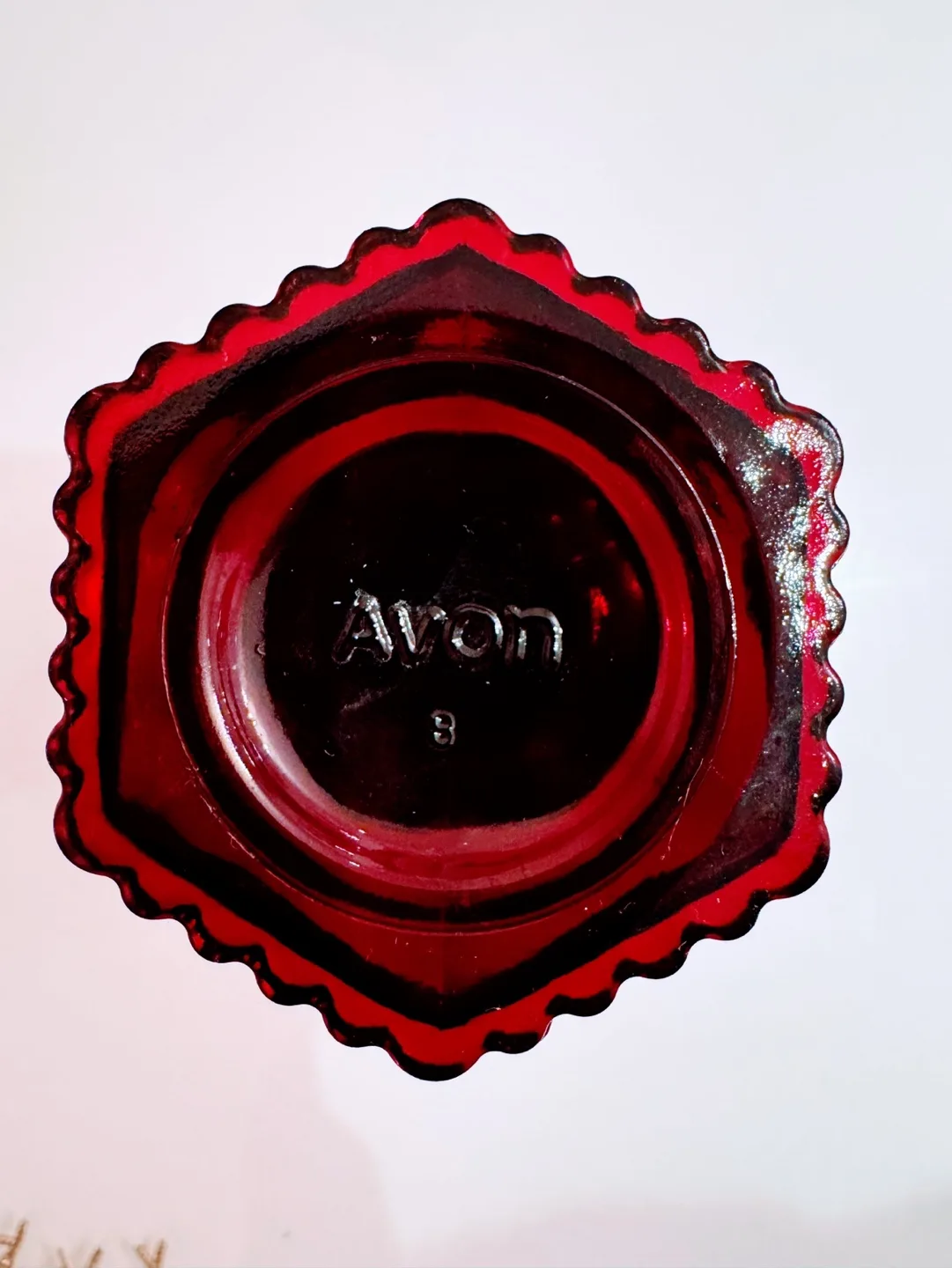 Avon 1876 Cape Cod Ruby Red Glass Goblets, Set of 2 image indicator(4)