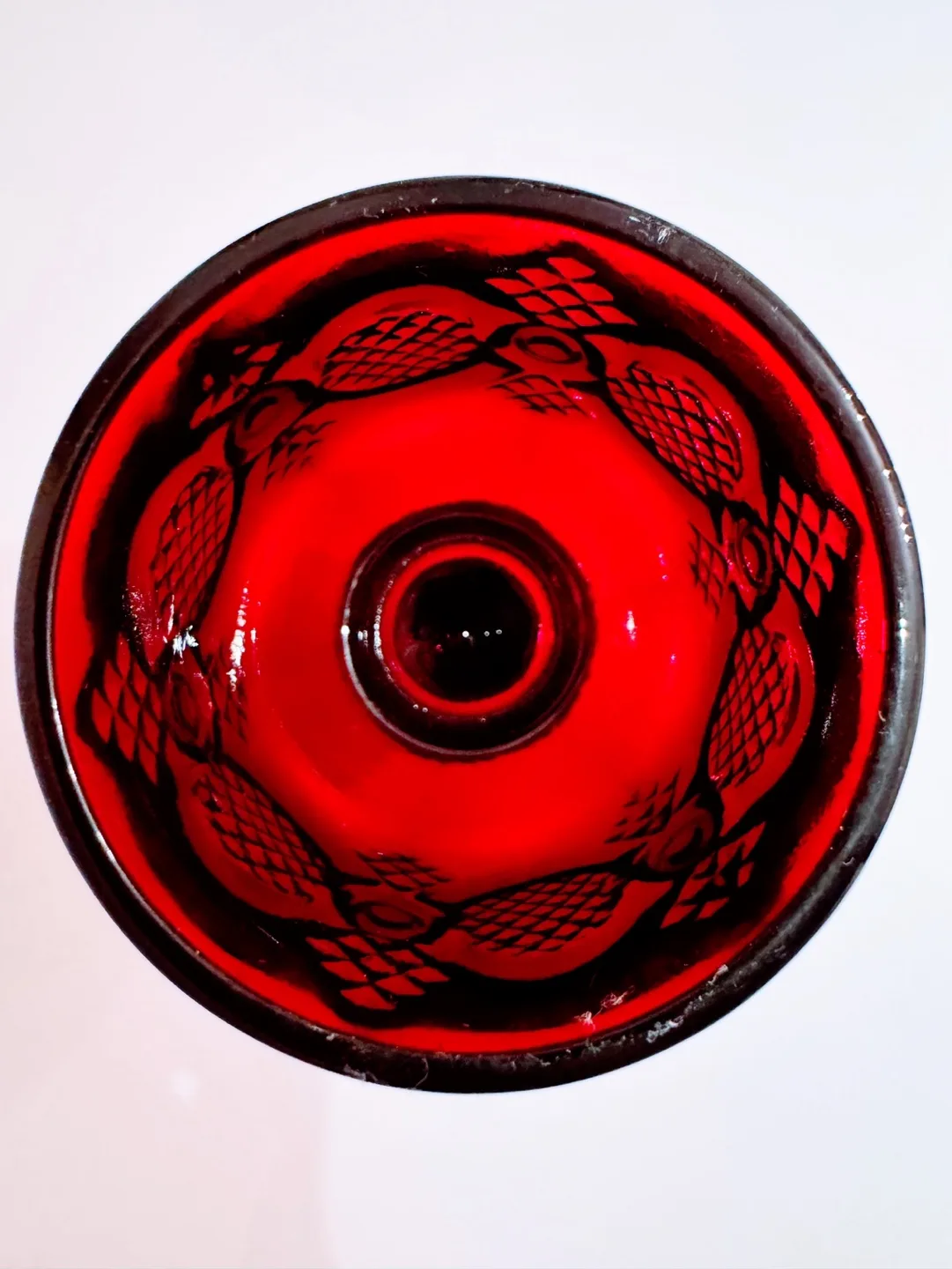 Avon 1876 Cape Cod Ruby Red Glass Goblets, Set of 2 image indicator(3)