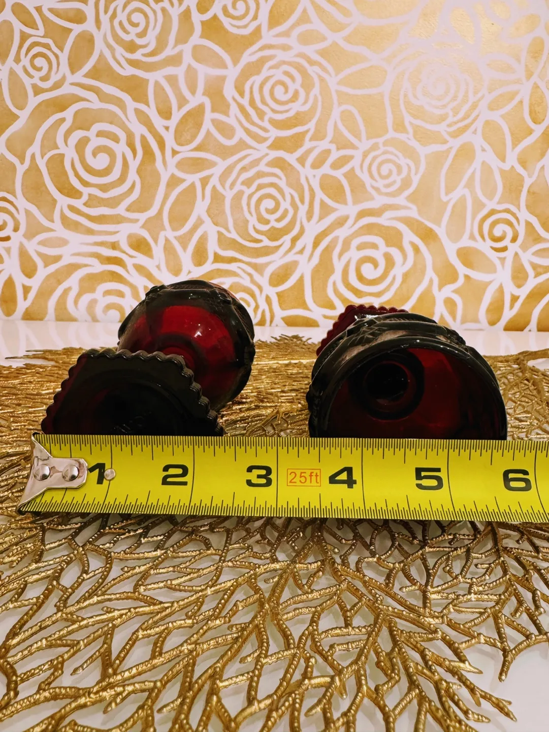 Avon 1876 Cape Cod Ruby Red Glass Goblets, Set of 2 image indicator(7)