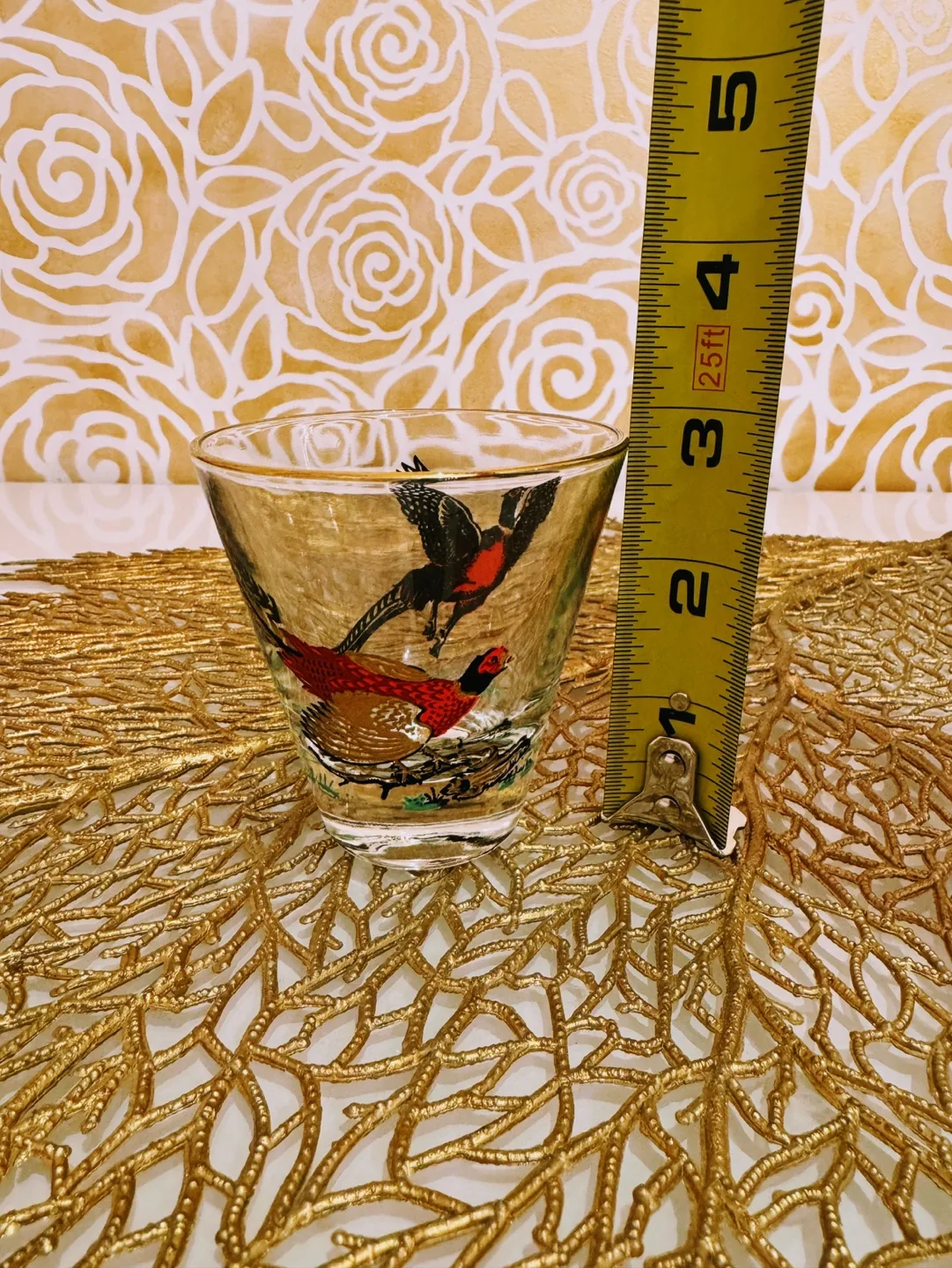 MIDCENTURY “GOLDEN PHEASANT” GLASSEWARES BY HAZEL ATLAS image indicator(4)