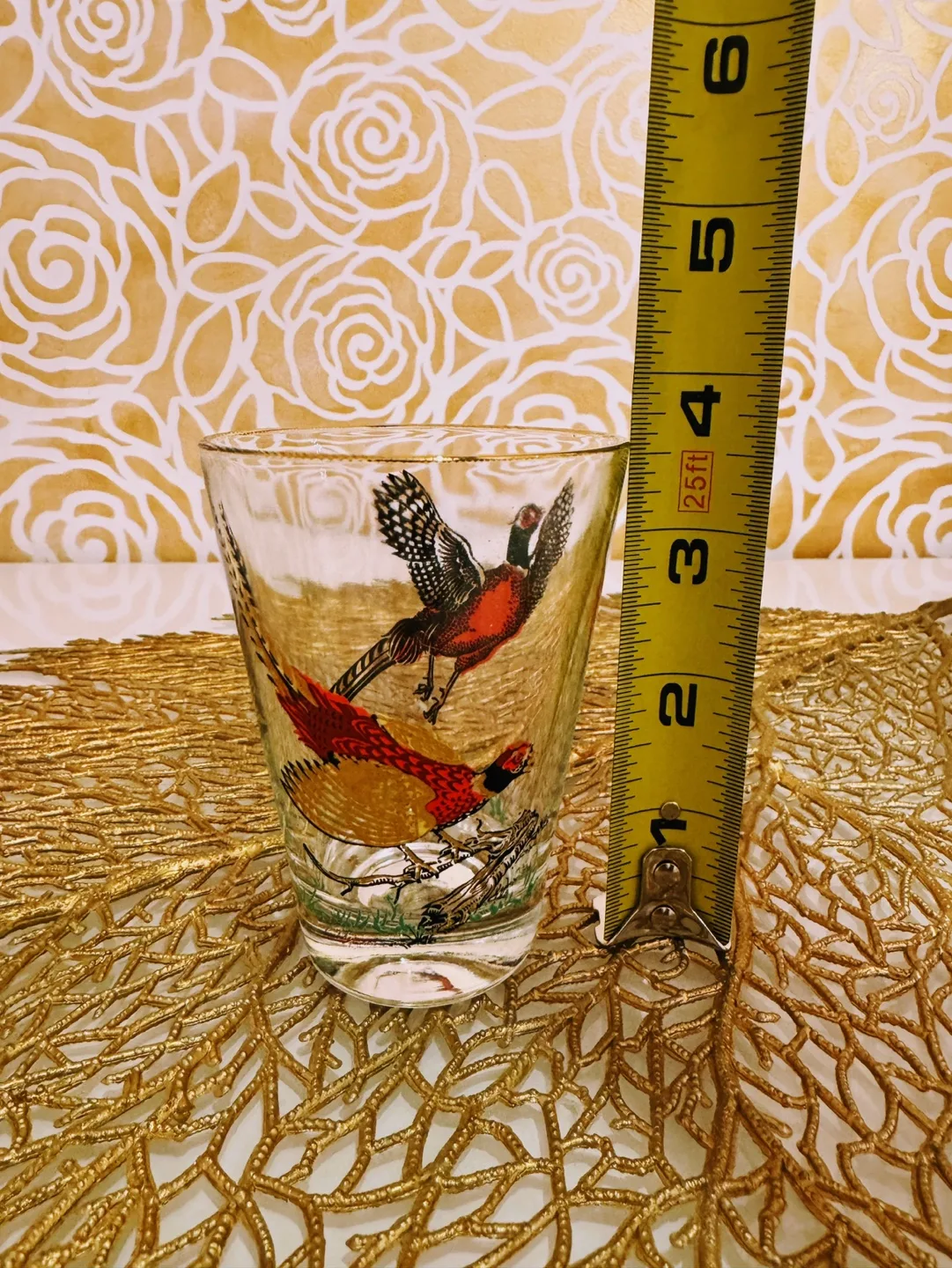 MIDCENTURY “GOLDEN PHEASANT” GLASSEWARES BY HAZEL ATLAS image indicator(7)