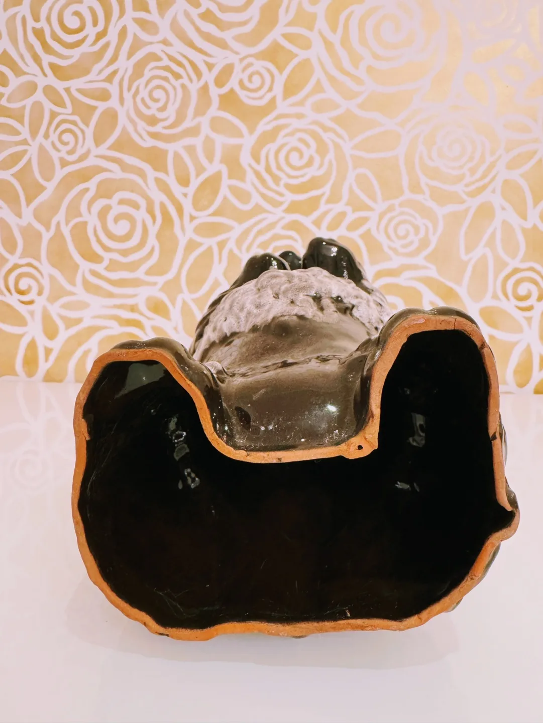 RARE Vintage Royal Canadian Art Pottery Poodle Dog Figurine image indicator(6)