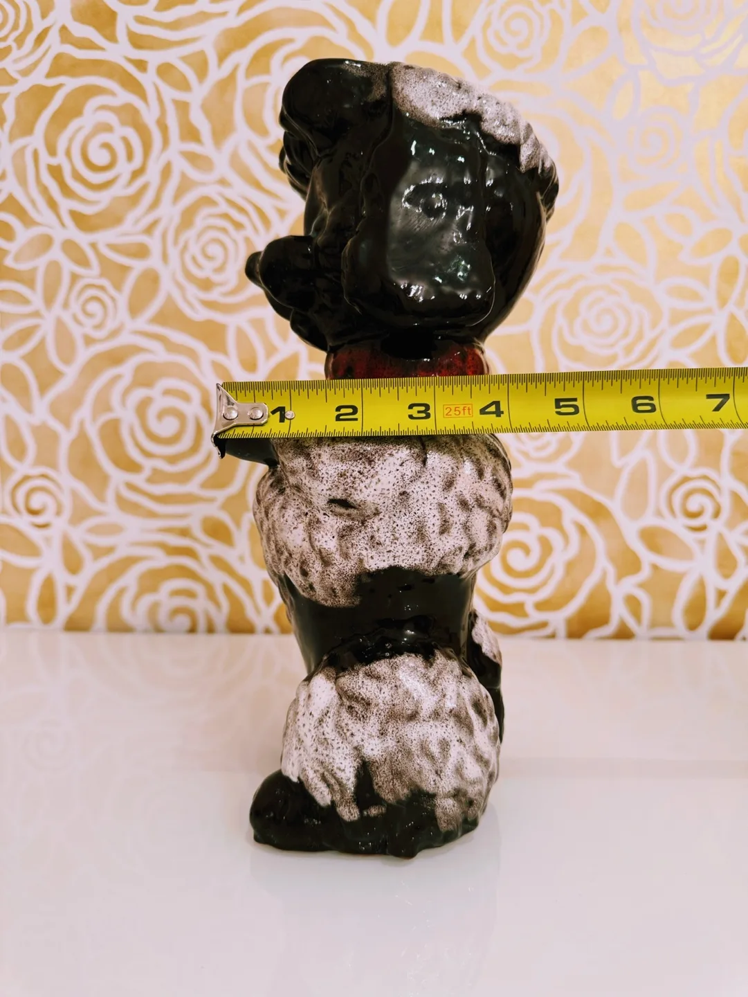 RARE Vintage Royal Canadian Art Pottery Poodle Dog Figurine image indicator(9)