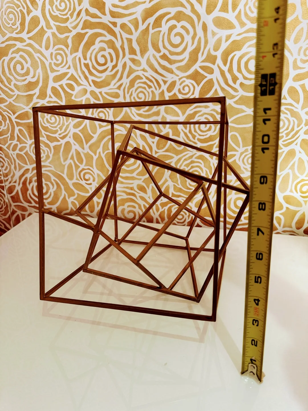 Geometric Brass Centerpiece Home Decor image indicator(7)